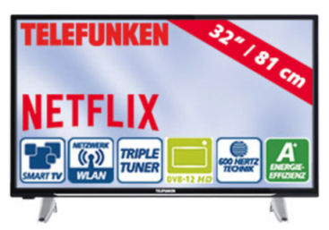 Telefunken D32F287X4CWI 32-Zoll FullHD-LED-TV Fernseher
