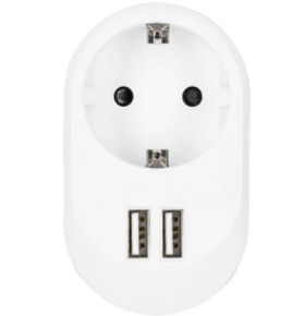 Silvercrest USB-Steckdosenadapter