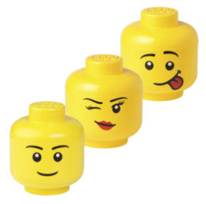 Lego Aufbewahrungskopf Klein